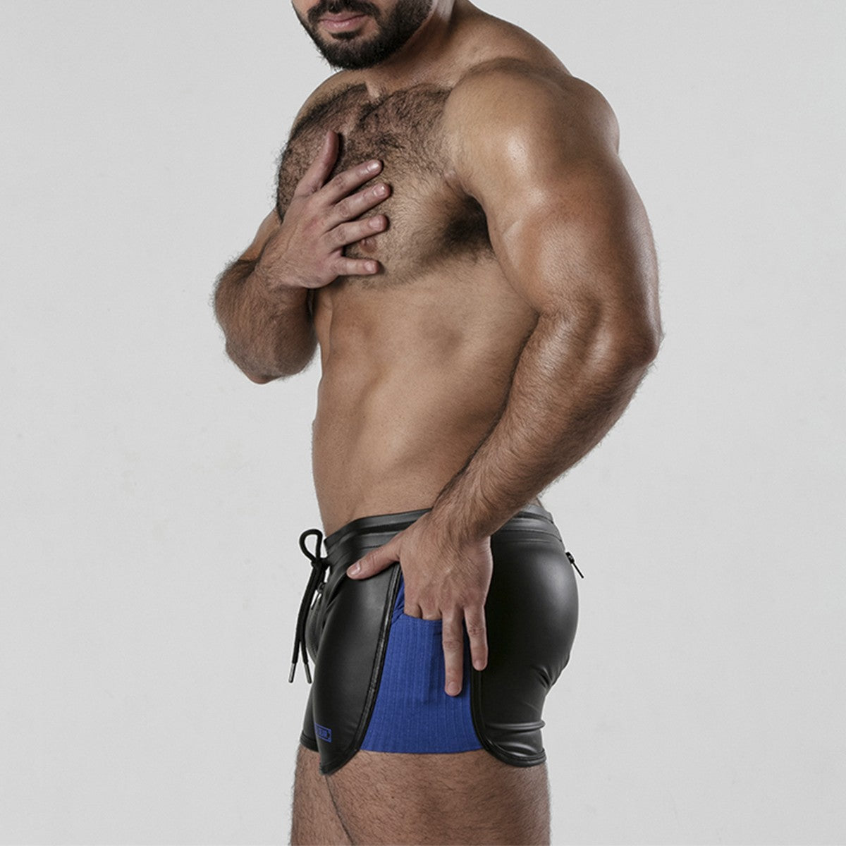 PANTALÓN CORTO ZAHONES 2 WAY ZIPPER CONTRAST SHORT AZUL LOCKER GEAR