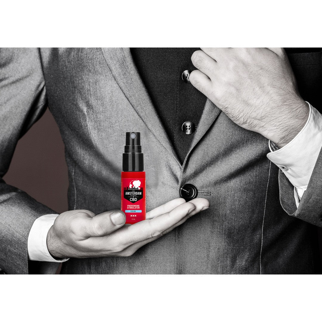 PERFUME DE FEROMONAS PARA HOMBRE ORIGINAL CBD AMSTERDAM0.5 FL OZ 15 ML PHARMQUESTS