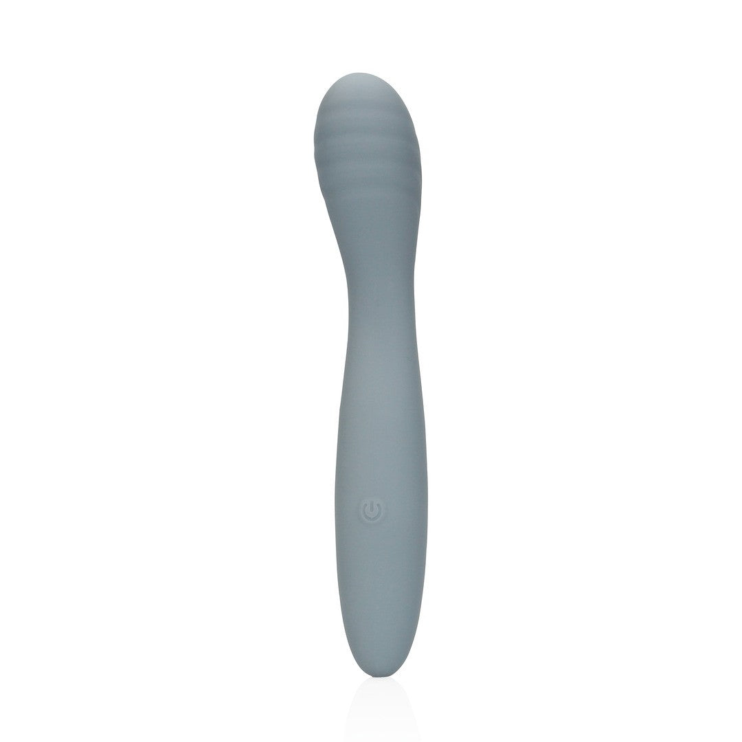 VIBRADOR ULTRA SOFT SILICONE G-SPOT BASALT GREY LOVELINE