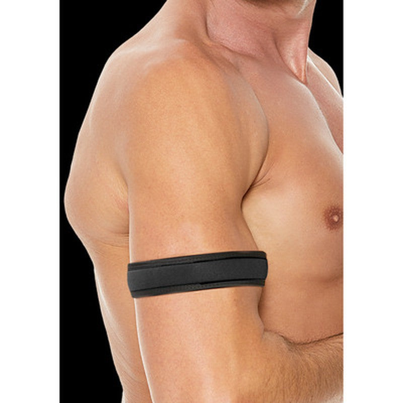 BANDA DE BRAZO EN NEOPRENO NEGRA OUCH!