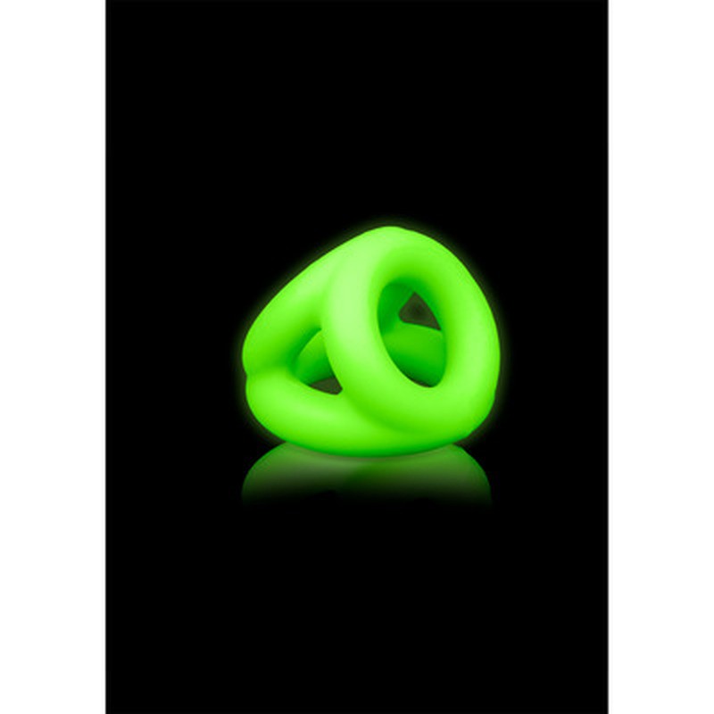 ANILLO PARA PENE Y TESTICULOS FLUORESCENTE GLOW IN THE DARK OUCH!
