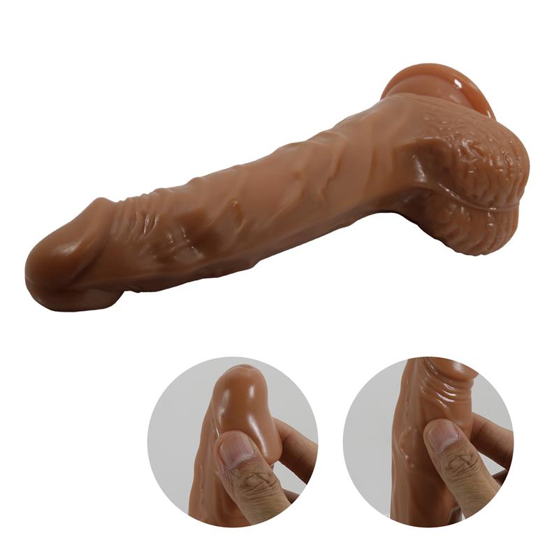 Bodach Dildo con Vibración, Rotación y Thrusting
