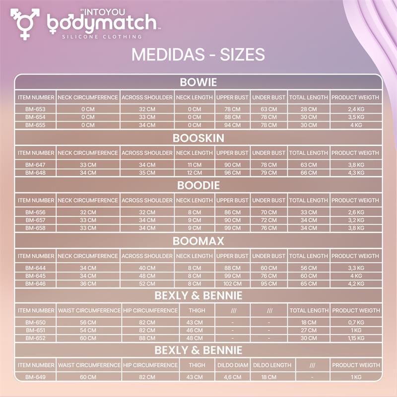 Bowie Pechos de Silicona Copa E Silicona Líquida