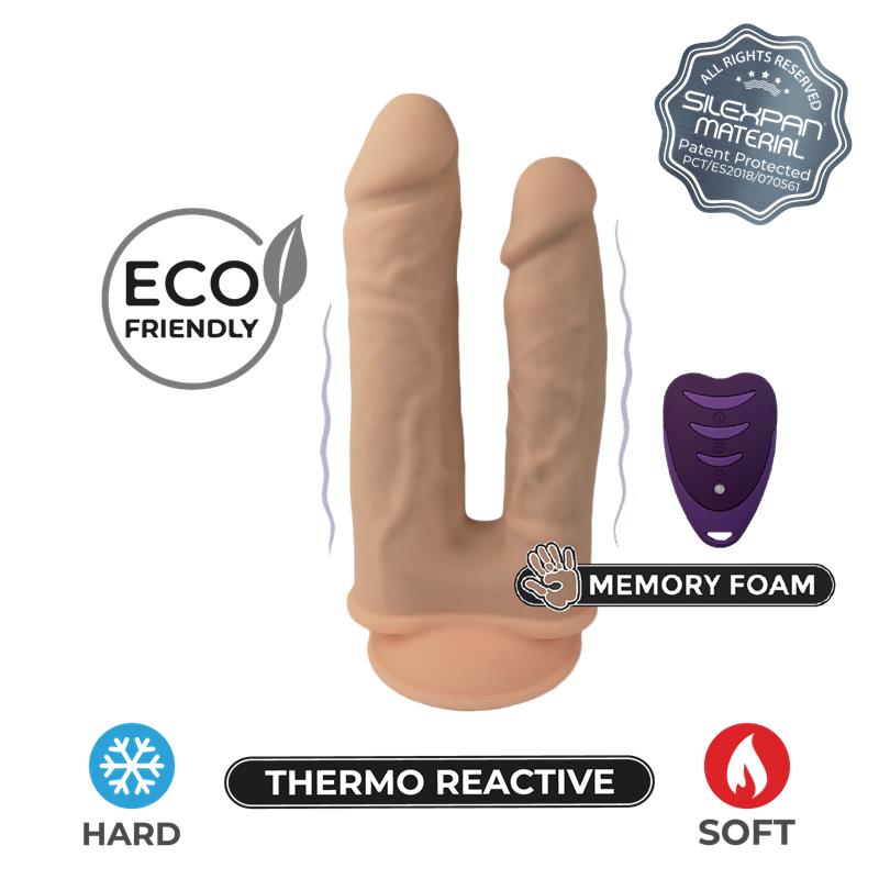 Dildo Doble Penetración 2 Motores Control Remoto