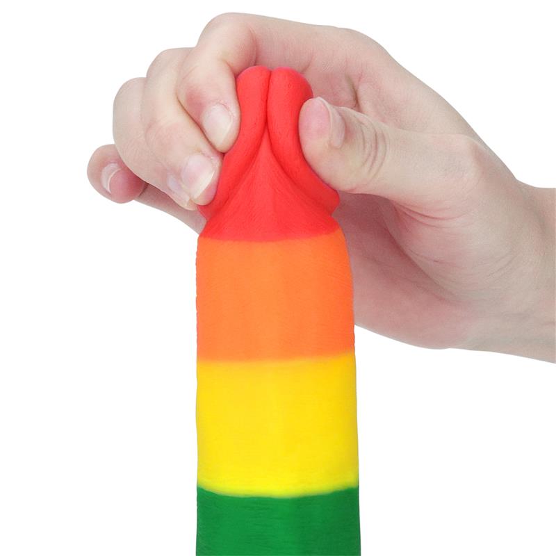 Dildo Prider 7.5 Silicona Líquida LGBT