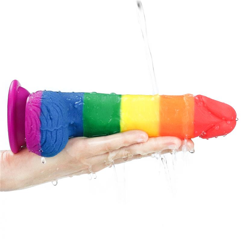 Dildo Prider 7.5 Silicona Líquida LGBT