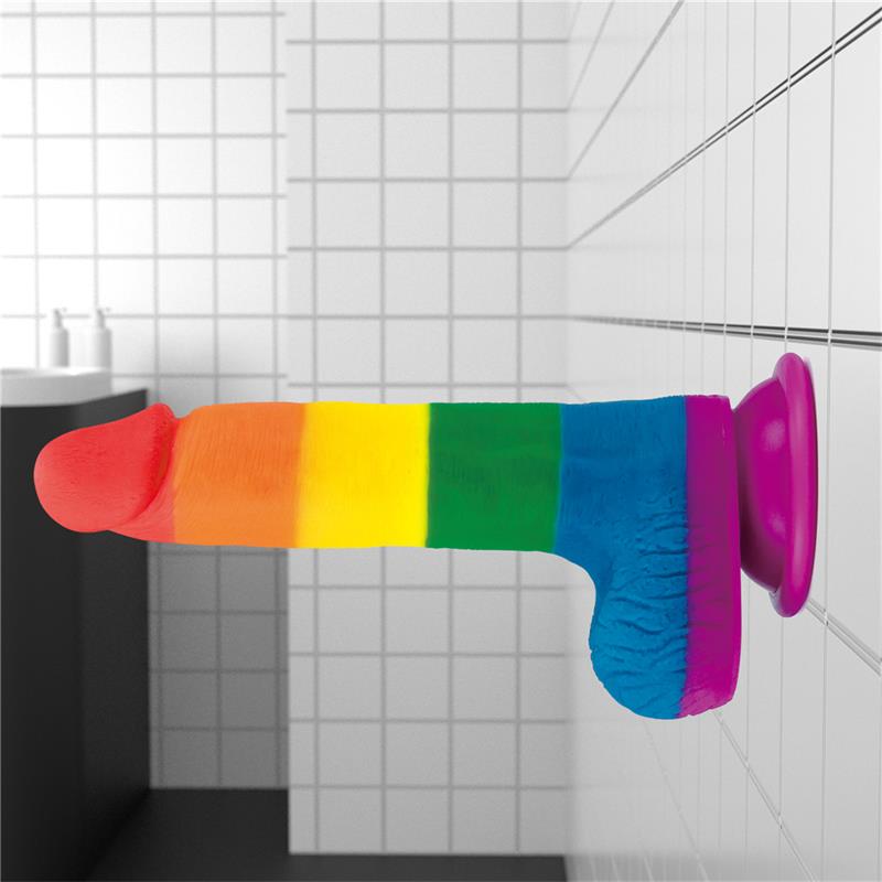 Dildo Prider 7.5 Silicona Líquida LGBT