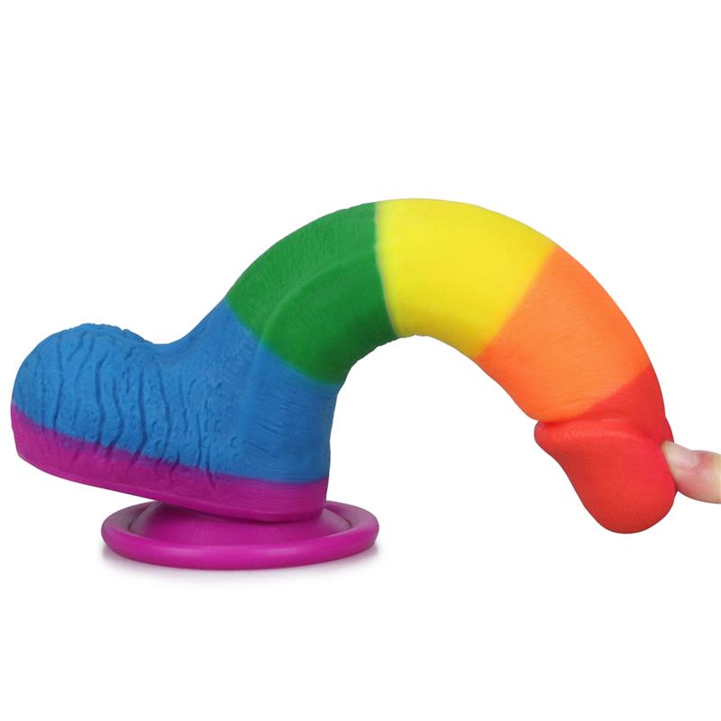 Dildo Prider 7.5 Silicona Líquida LGBT