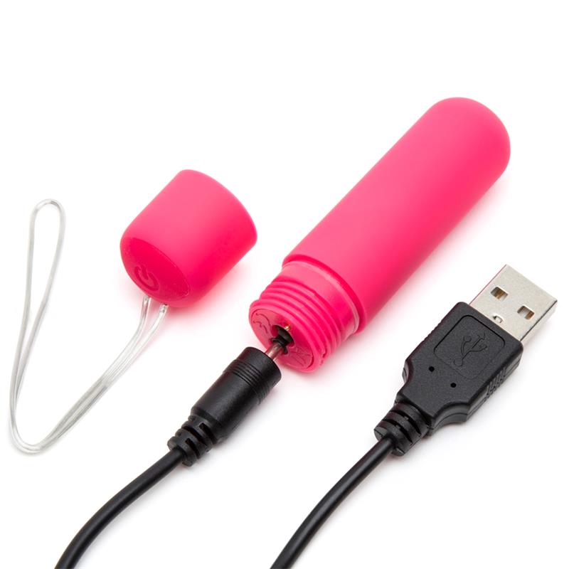 Estimuador Braguita Grande Control Remoto  USB Rosa