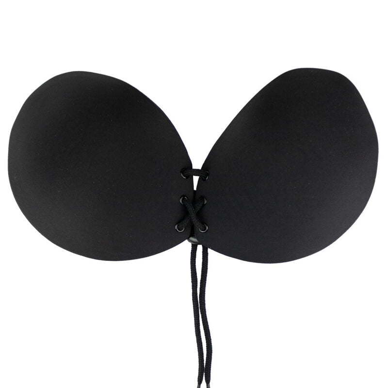 Bye Bra Adhesive Interlaced Black Cup A - Sujetador Adhesivo de Silicona