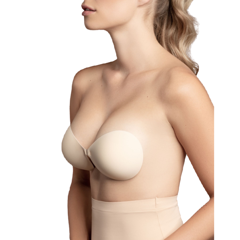 Bye Bra Sujetador Invisible Adhesivo Cup B Beige - Sin Aro Reutilizable