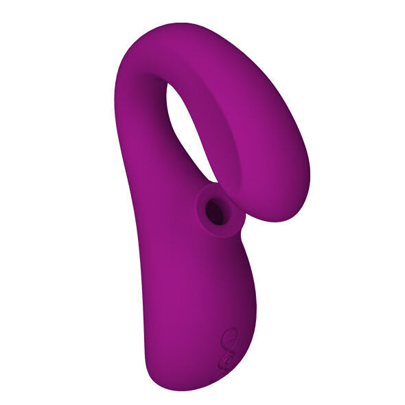 LELO Enigma Double Suction Stimulation Purple Massager