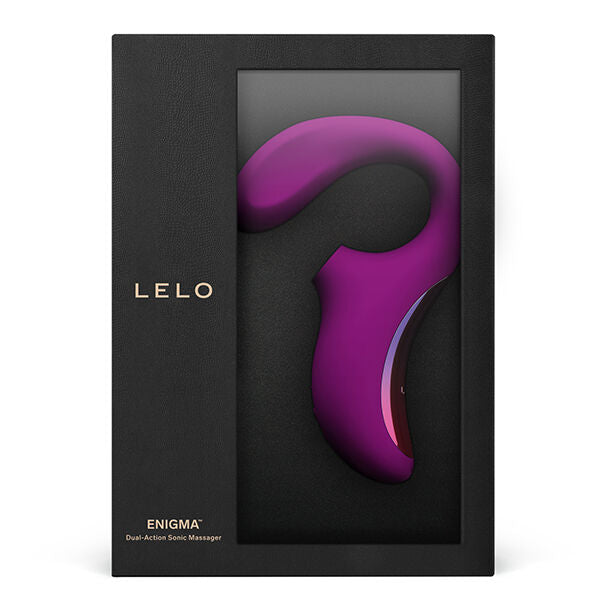 LELO Enigma Double Suction Stimulation Purple Massager