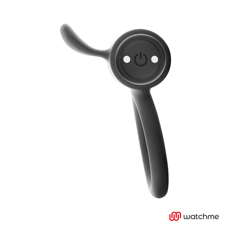 Black&Silver Cameron Remote Control Cockring WatchMe