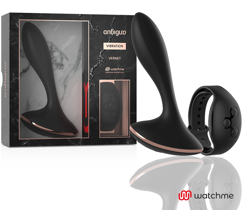 ANBIGUO WATCHME - Plug Vibrador Anal con Control Remoto Inteligente