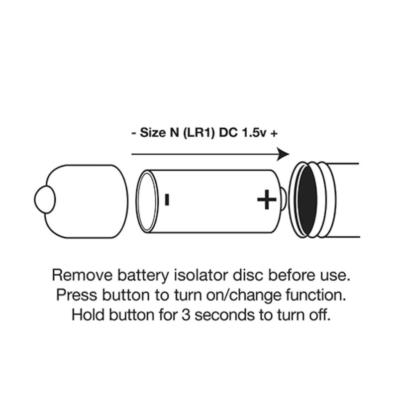 Rocks-Off Vibrating Bullet RO-80mm Midnight Metal