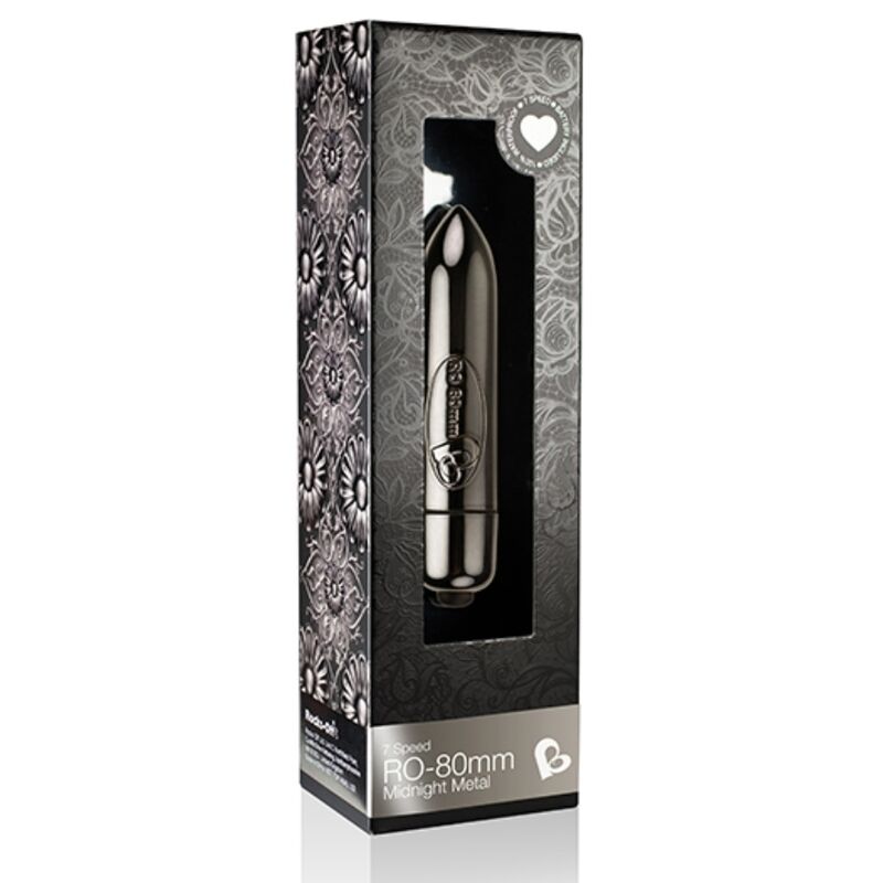Rocks-Off Vibrating Bullet RO-80mm Midnight Metal