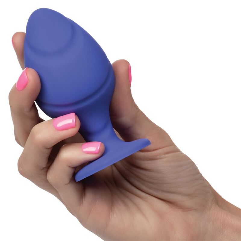 CalExotics Cheeky Butt Plug Purple - Set de 2 Plugs Anales con Texturas