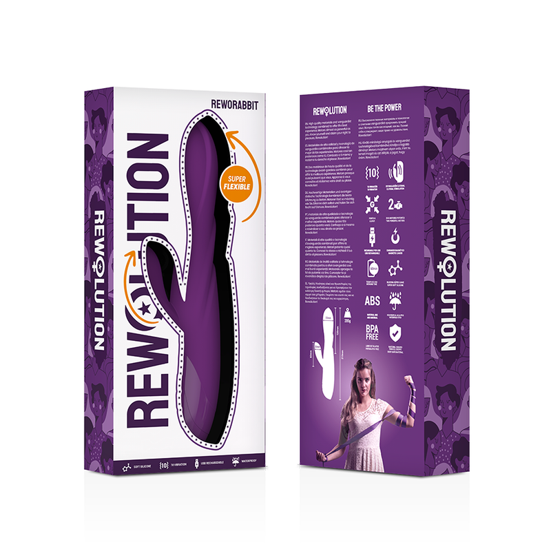 Rewolution Reworabbit - Estimulador Flexible con Vibración