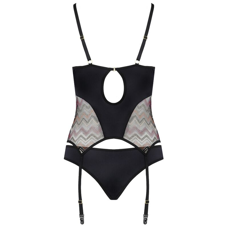 Corsé Erótico CASMIR LAGERTA de Cuero y Látex Talla L/XL