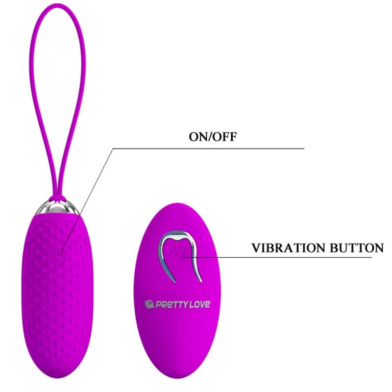 Pretty Love Joanna Vibrating Egg Remote Control 12 Modos