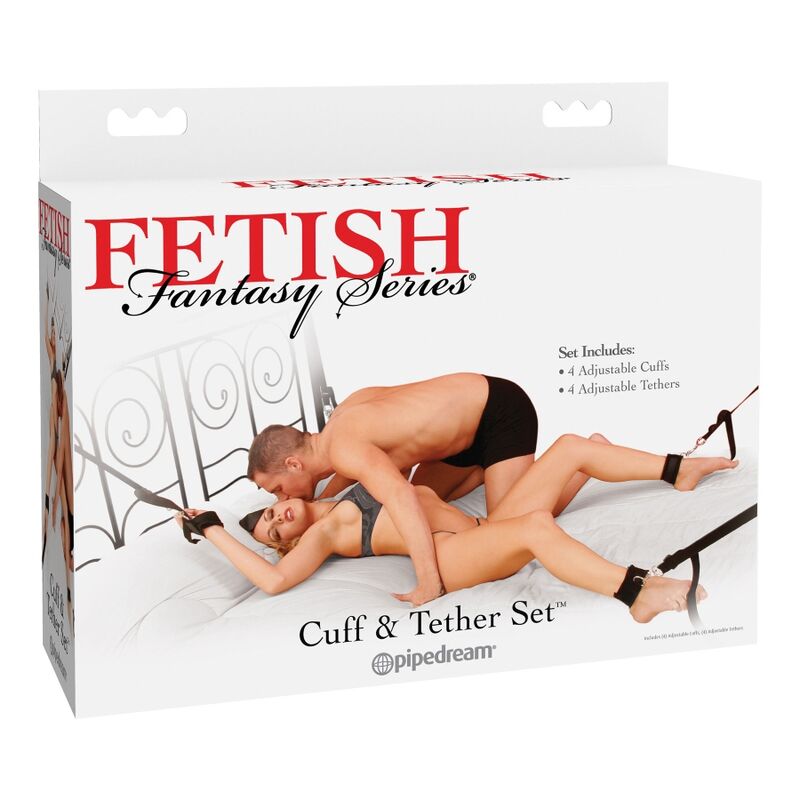 Fetish Fantasy Cuff and Tether Set - Pipedreams