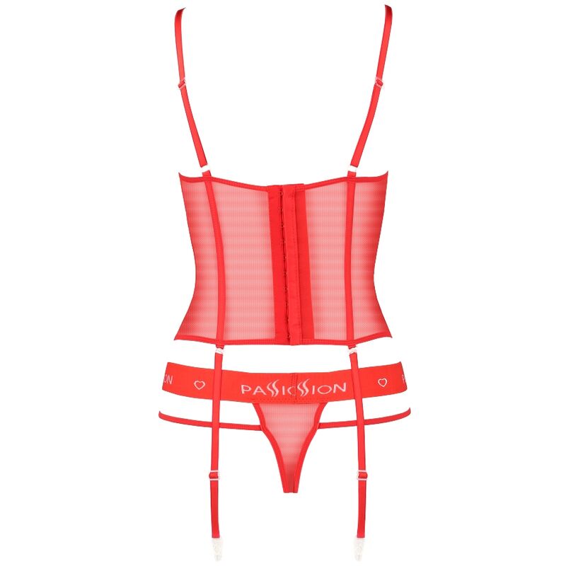 Passion Kyouka Corset Rojo L/XL - Lingerie Fetish de Diseño Sexy