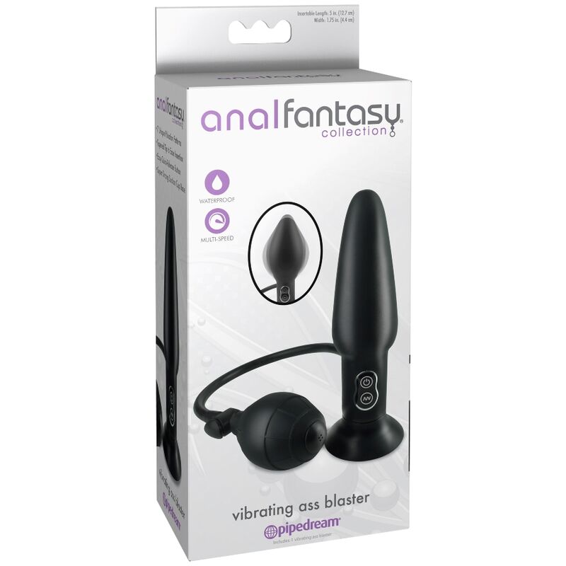 Anal Fantasy Plug Inflatable Vibrator - Sonda Anal Inflable con 7 Modos
