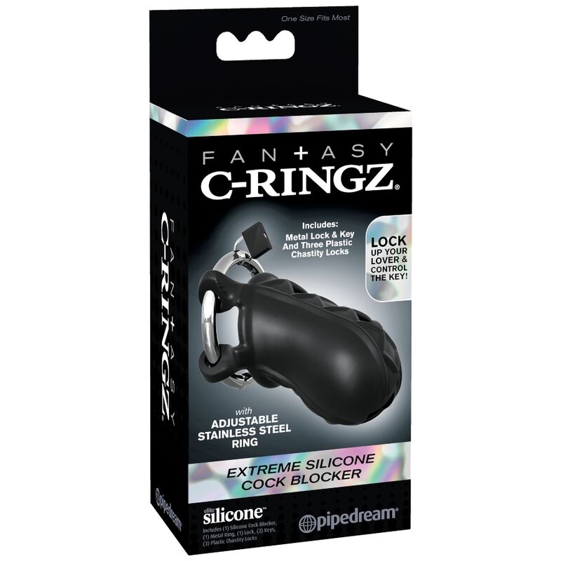 Fantasy C-Ringz Sensual Touch - Anillo de Castidad Ajustable en Silicona