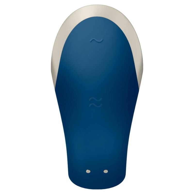 Satisfyer Double Love Luxury - Vibrador para Parejas Bluetooth Azul