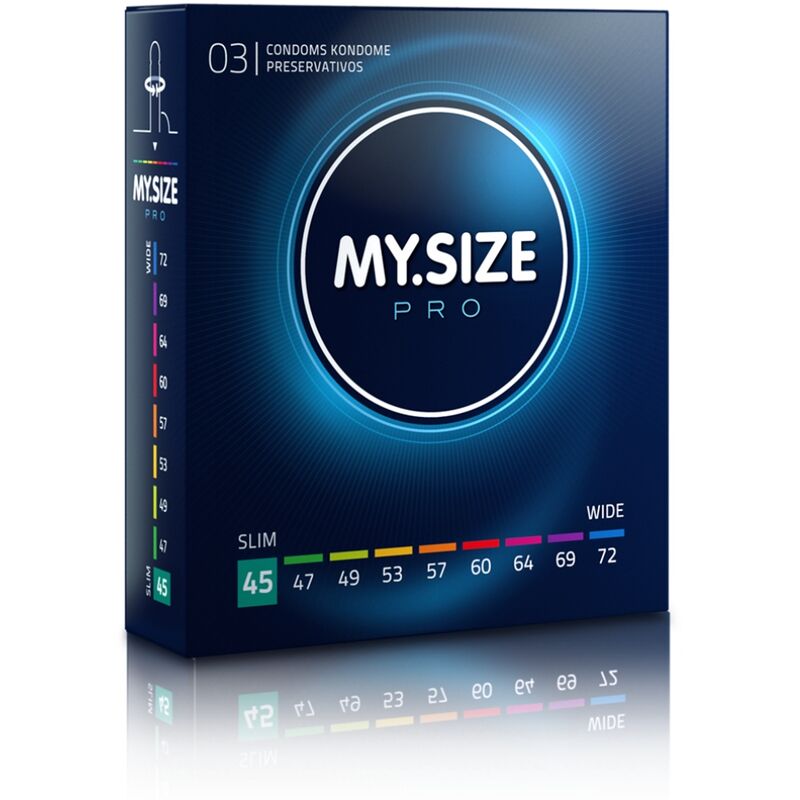 My Size Pro Condoms 45mm - Pack 3 Unidades