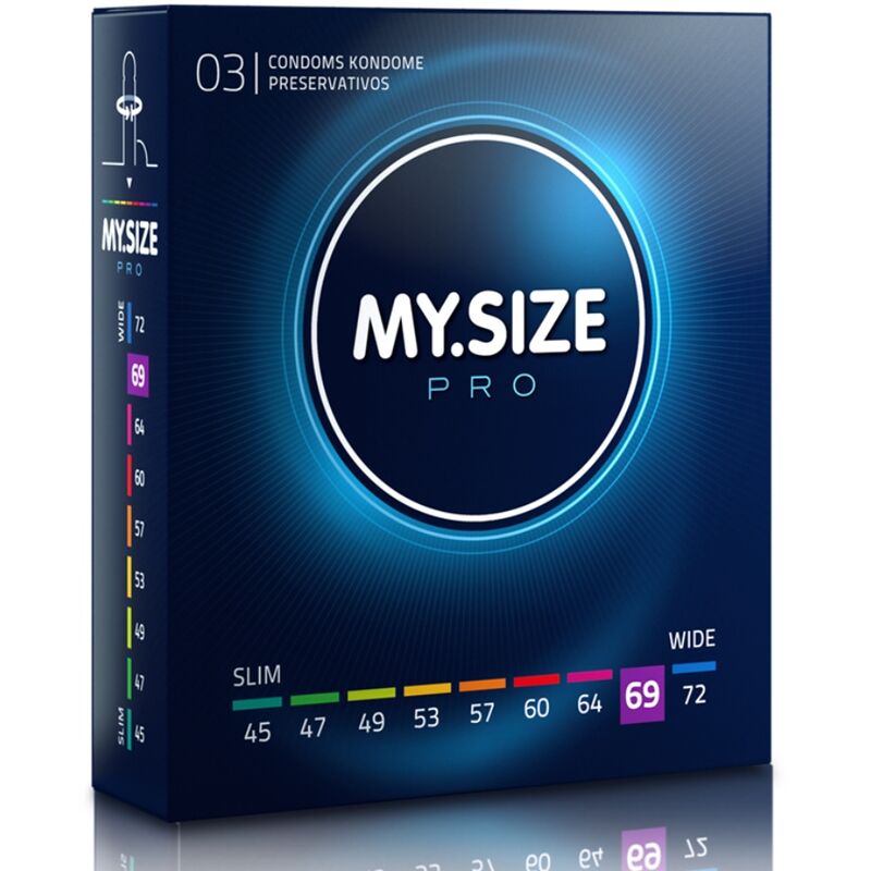 My Size Pro Condoms 69mm - Pack 3 Unidades Talla XL
