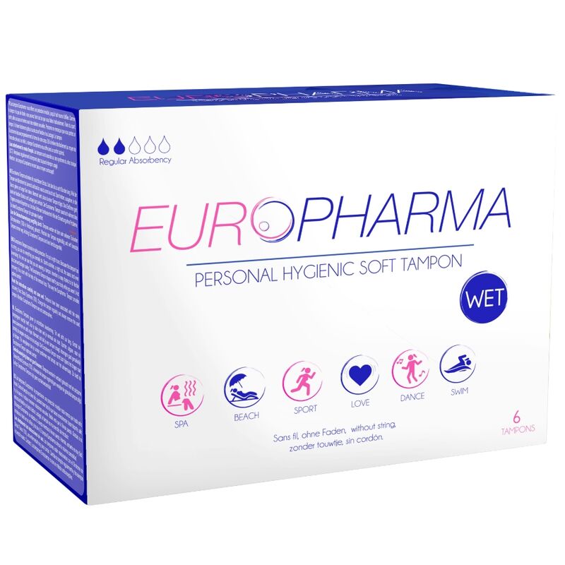 Europharma Action Tampons - Pack de 6 Unidades