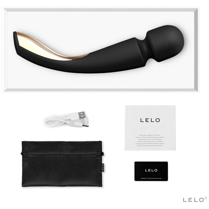 LELO Smart Medium Wand 2 Black - Masajeador