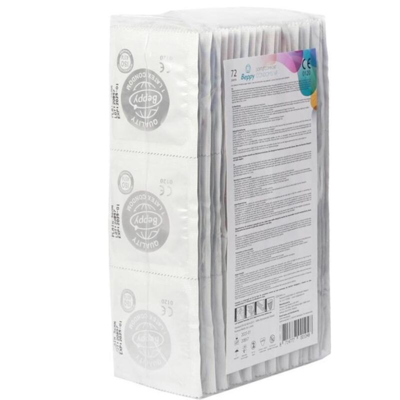 Beppy Natural Condoms 72 Unidades - Preservativos de Látex Natural