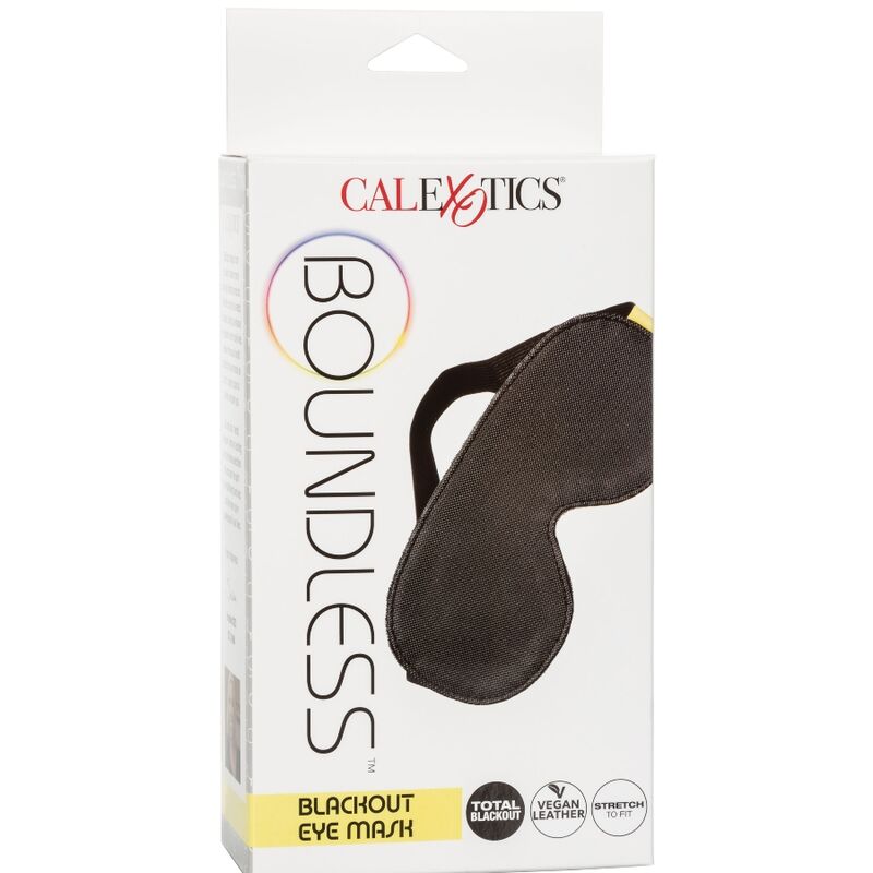 CalExotics Boundless Blackout Eye Mask - Máscara de Privación Sensorial en Cuero Vegano