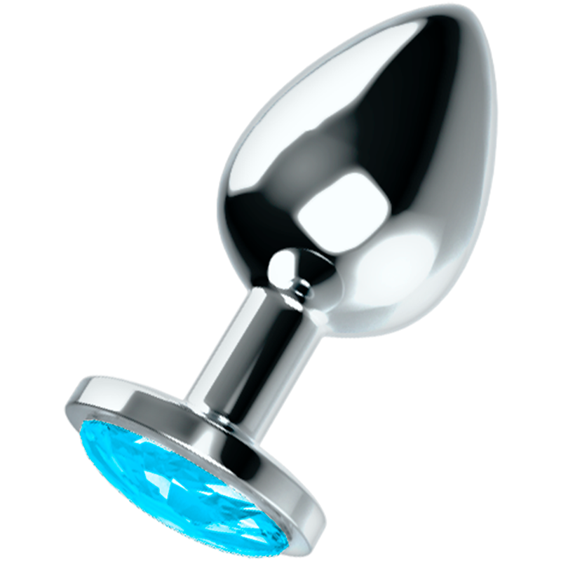 Ohmama Anal Plug with Blue Crystal L