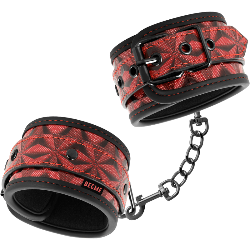Begme Red Edition Premium Ankle Cuffs - Tobilleras con Forro Neopreno