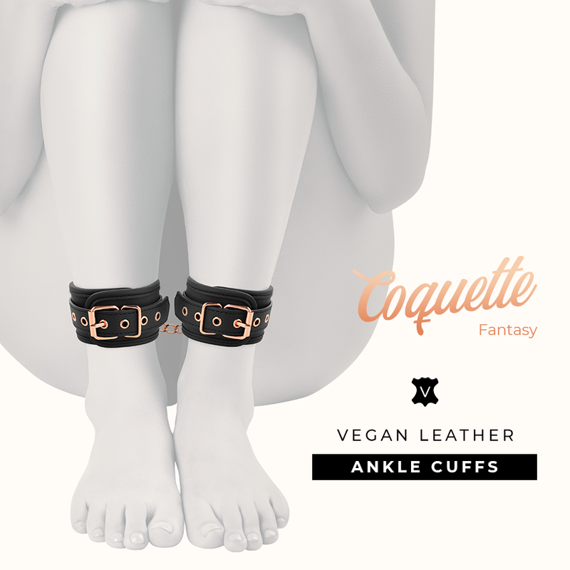Coquette Chic Desire - Esposas de Tobillo con Forro de Neopreno