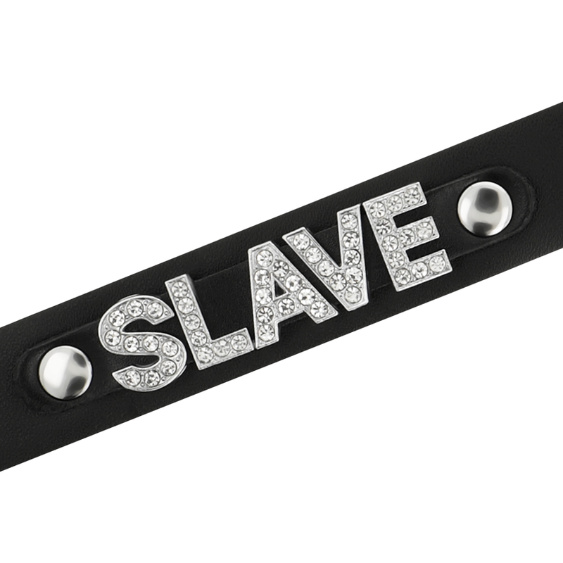 Coquette Chic Desire Slave Vegan Leather Choker - Collar Sexy