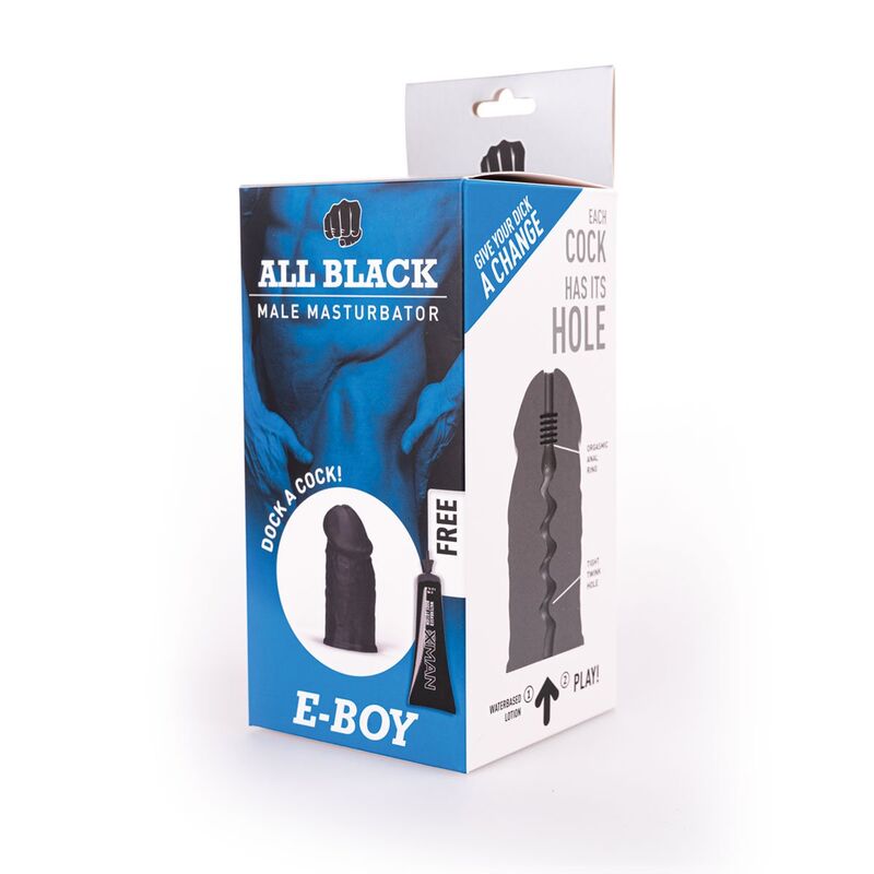 All Black E-Boy Masturbador