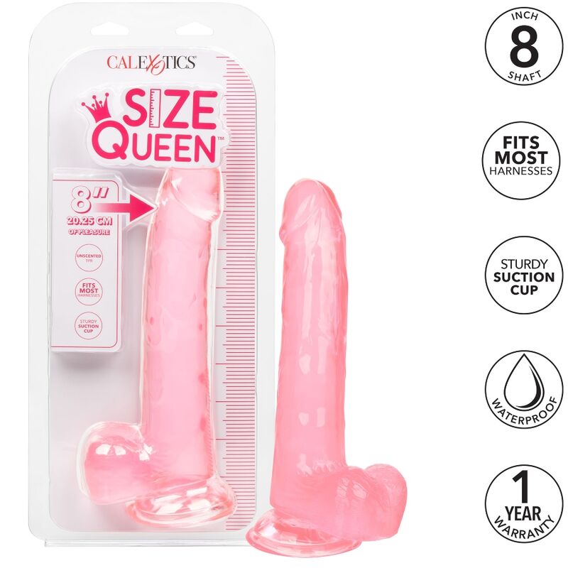 CalExotics Size Queen Dildo Rosa 20,3 cm