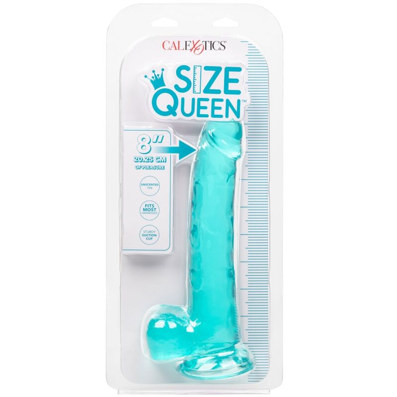 CalExotics Size Queen Dildo Azul 20,3 cm