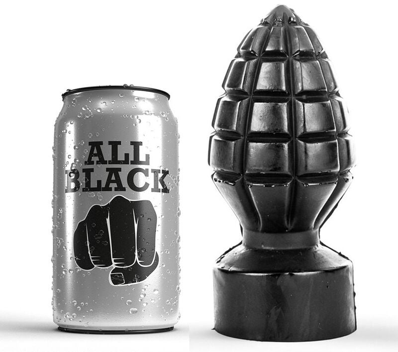 All Black Plug Anal Granada 15 cm - Estimulación Anal Progresiva