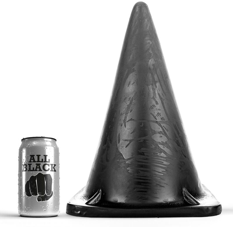 All Black Plug Triangular 30 cm - Diseño Cónico Progresivo