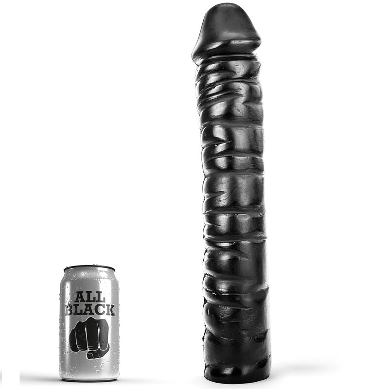 All Black Dong 38 cm - Dildo sin Vibración