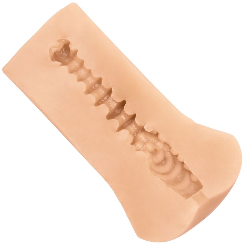 CalExotics Boundless Stroker - Masturbador de TPE con Cámara Multi-texturizada
