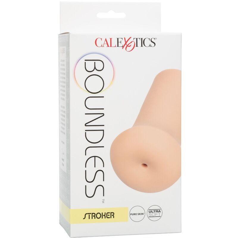 CalExotics Boundless Stroker - Masturbador de TPE con Cámara Multi-texturizada