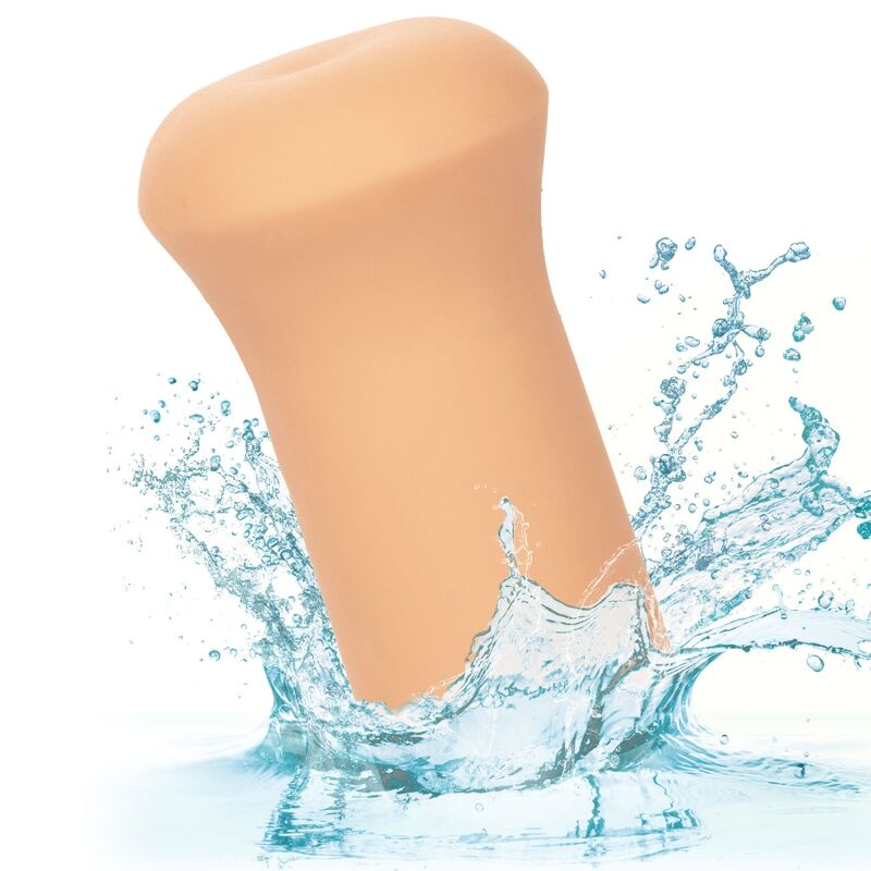 CalExotics Boundless Stroker - Masturbador de TPE con Cámara Multi-texturizada