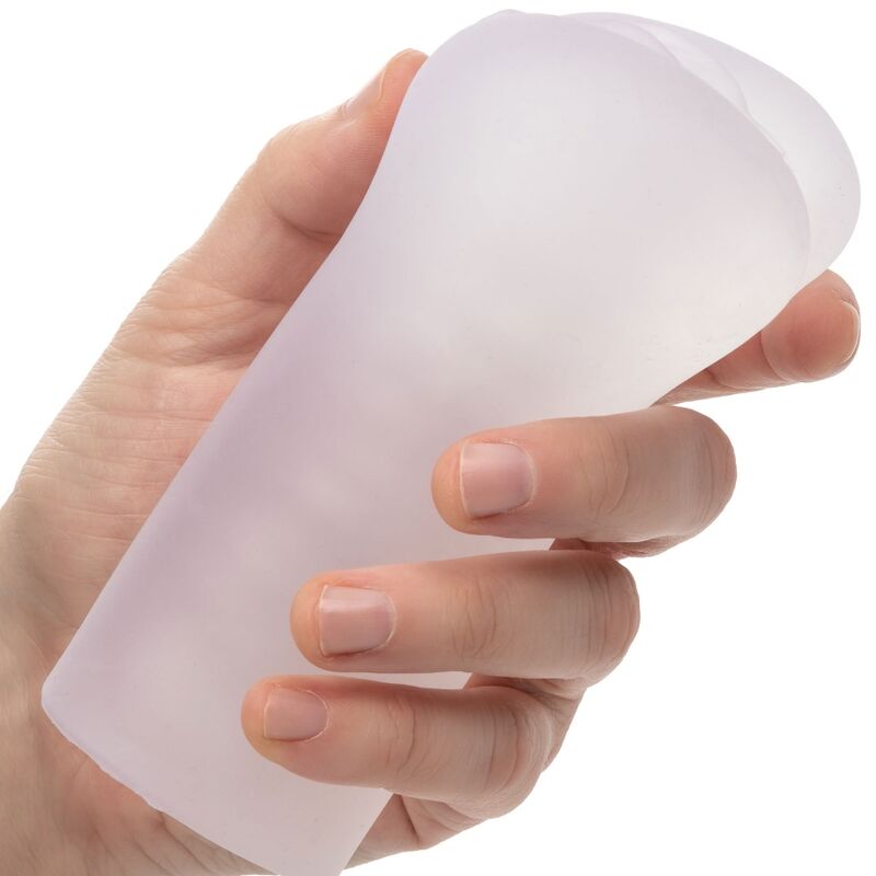 CalExotics Boundless Vulva Stroker Transparente - Masturbador Realista